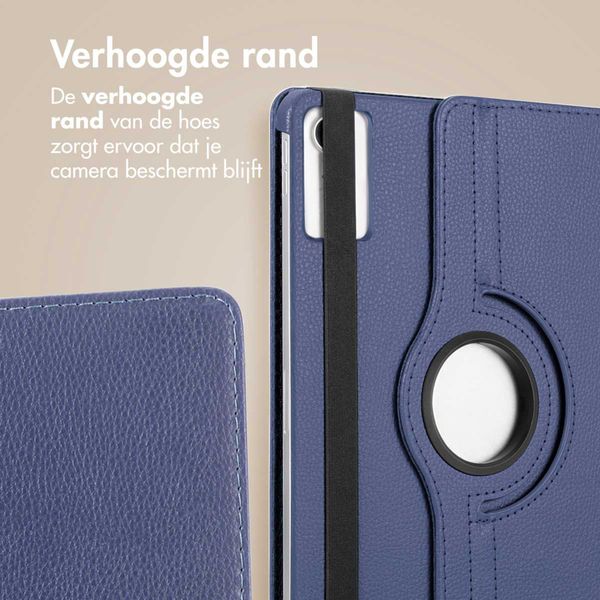 imoshion 360° draaibare Bookcase Xiaomi Redmi Pad SE - Donkerblauw