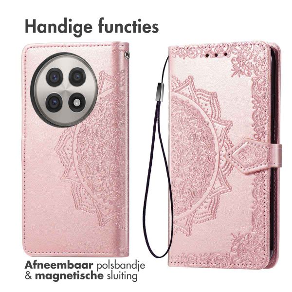 imoshion Mandala Bookcase OnePlus 13R - Rosé Goud