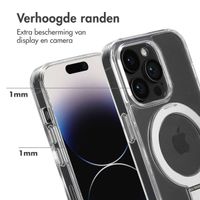Accezz Ring Stand Backcover met MagSafe Apple iPhone 14 Pro - Transparant