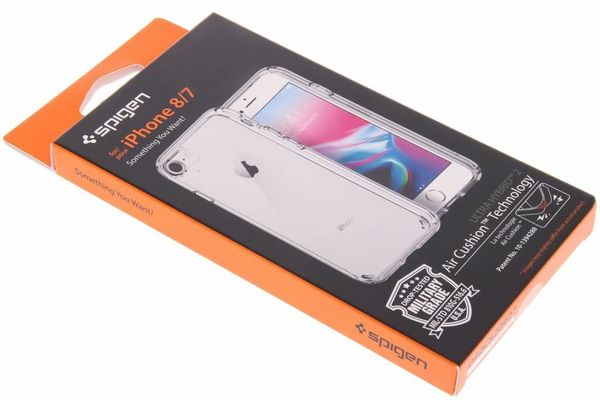 Spigen Ultra Hybrid 2 Backcover Apple iPhone SE (2022 / 2020) / 8 / 7 - Transparant