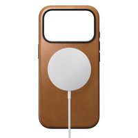 Nomad Modern Leather Case met MagSafe Apple iPhone 17 Pro - English Tan