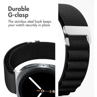 imoshion Nylon Alpine Band Samsung Galaxy Watch 9 (40/44mm) / Watch 8 (40/44mm) / Classic (46mm) - Black