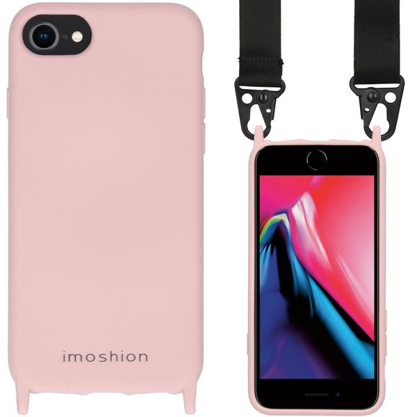 imoshion Color Backcover met koord - Nylon Strap iPhone SE (2022 / 2020)/8/7