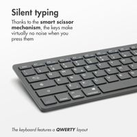 imoshion Wireless Bluetooth Keyboard - Wireless Keyboard - QWERTY - Black