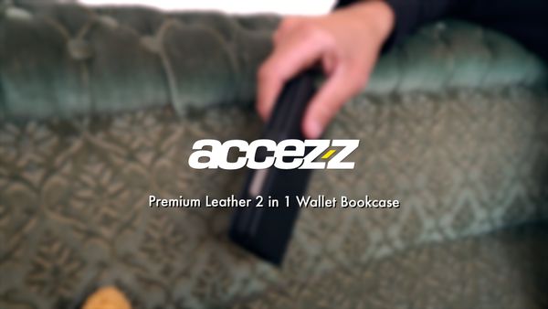 Accezz Premium Leather 2 in 1 Wallet Bookcase Samsung Galaxy A35 - Donkerblauw