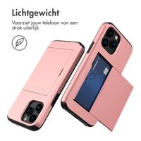 imoshion Backcover met pasjeshouder Apple iPhone 14 Pro - Rosé Goud