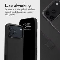 Accezz Leather Bookcase 2-in-1 met MagSafe Apple iPhone 18 Pro / 17 Pro - Onyx Black