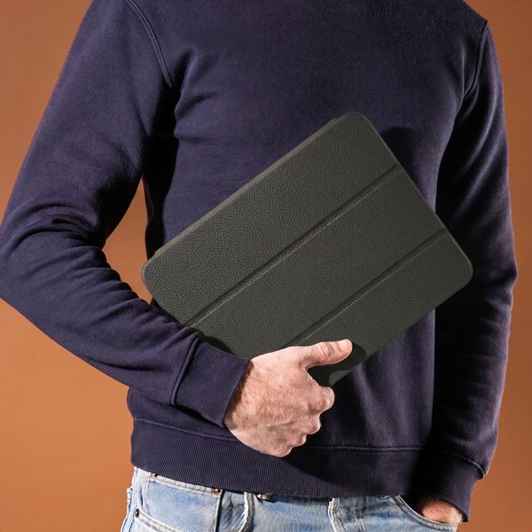 Accezz Leather Trifold Bookcase Apple iPad 11 (2025) 11 inch A16 / iPad 10 (2022) 10.9 inch - Black