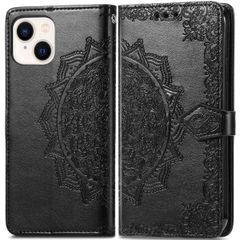 imoshion Mandala Bookcase iPhone 14 - Zwart