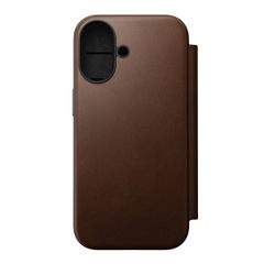 Nomad Modern Leather FolioBookcase Apple iPhone 17 - Bruin