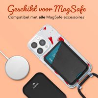 Ontwerp je eigen MagSafe Backcover met afneembaar koord Apple iPhone 15 Pro - Transparant