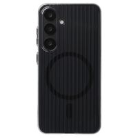 Accezz Lite Backcover met MagSafe | Fluted | Samsung Galaxy S25 - Zwart