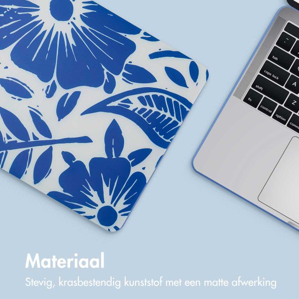 imoshion Design Laptop Cover Apple MacBook Air 15 inch (2023 / 2024 M3 chip / 2025 M4 chip) - Flower Tile