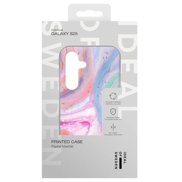 iDeal of Sweden Fashion Backover Samsung Galaxy S25 - Pastel Marble