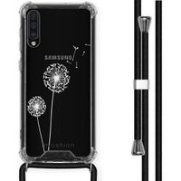 imoshion Design hoesje met koord Samsung Galaxy A50 - Paardenbloem - Wit