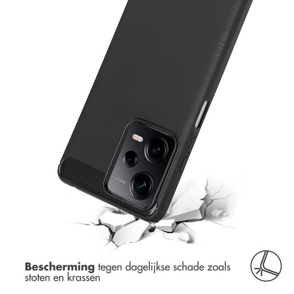 imoshion Brushed Backcover Xiaomi Redmi Note 12 Pro / Xiaomi Poco X5 Pro 5G - Zwart