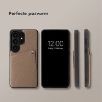 Selencia Riva Backcover met Pashouder Samsung Galaxy S26 Ultra - Mocha Brown
