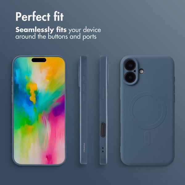 imoshion Colour Back Cover with MagSafe Apple iPhone 16 Plus - Dark Blue
