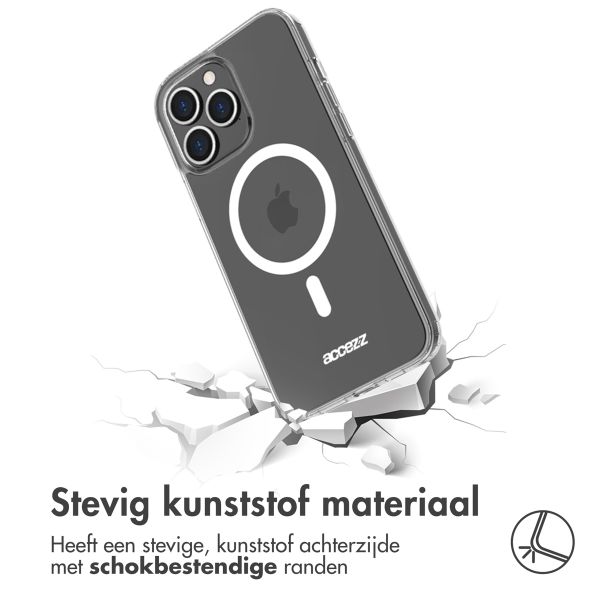 Accezz Clear Backcover met MagSafe Apple iPhone 13 Pro Max - Transparant