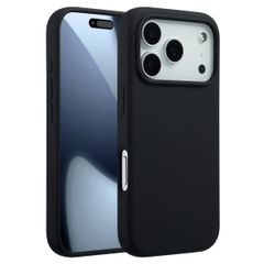 Accezz Liquid Silicone Back Cover with MagSafe Apple iPhone 17 Pro - Black