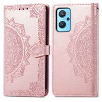 imoshion Mandala Bookcase Oppo A76 (4G) - Rosé Goud