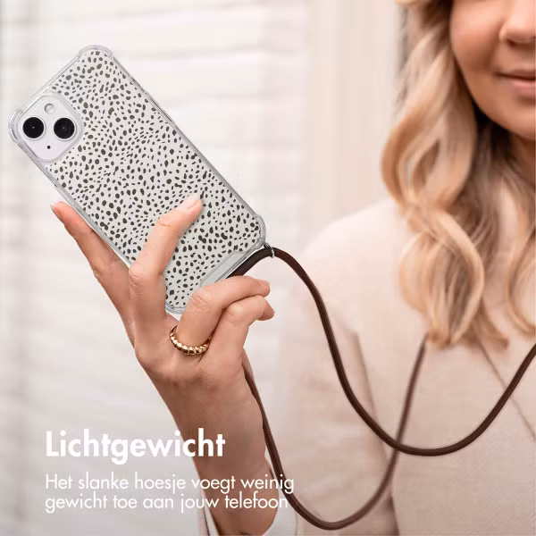 imoshion Design hoesje met koord Apple iPhone 13 - Desert Dots
