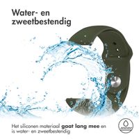 imoshion Siliconen Sport bandje  - Universeel 22 mm aansluiting - Olive Green