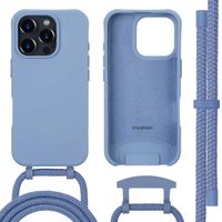 imoshion Color Backcover met afneembaar koord MagSafe Apple iPhone 16 Pro Max - Ash Blue