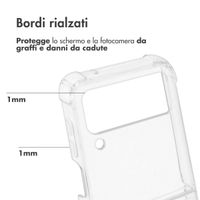 Accezz Clear Backcover Samsung Galaxy Z Flip 4 - Transparant