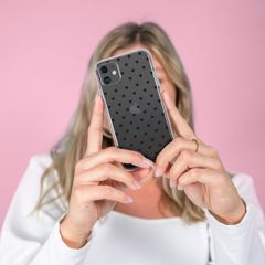 imoshion Design hoesje OnePlus Nord 2 - Hartjes - Zwart