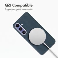 Accezz Mesh Case with MagSafe Samsung Galaxy S25 / S24 - Dark Blue