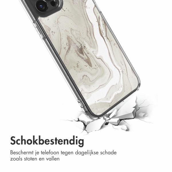 imoshion Design hoesje Apple iPhone 12 (Pro) - Sandy Marble