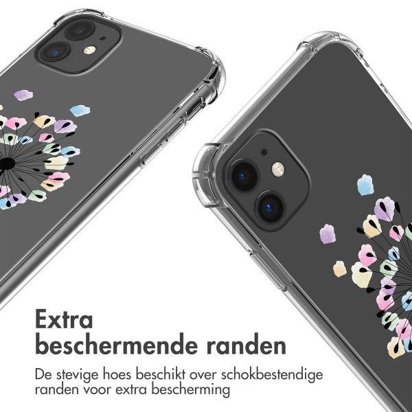 imoshion Design hoesje met koord Apple iPhone 11 - Sandstone Dandelion