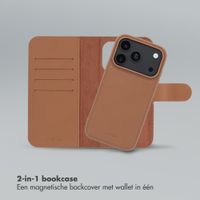 Accezz Edge Uitneembare Bookcase met MagSafe Apple iPhone 18 Pro / 17 Pro - Bruin