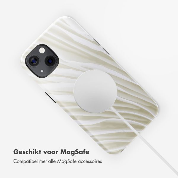 Selencia Vivid Backcover met MagSafe Apple iPhone 13 - Nature Light Brown