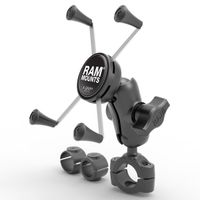 RAM Mounts X-Grip® met Torque stuurbevestiging telefoonhouder fiets/motor/scooter - Universeel - Groot - Zwart