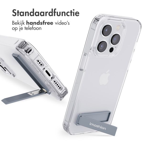imoshion Stand Backcover Apple iPhone 14 Pro - Transparant