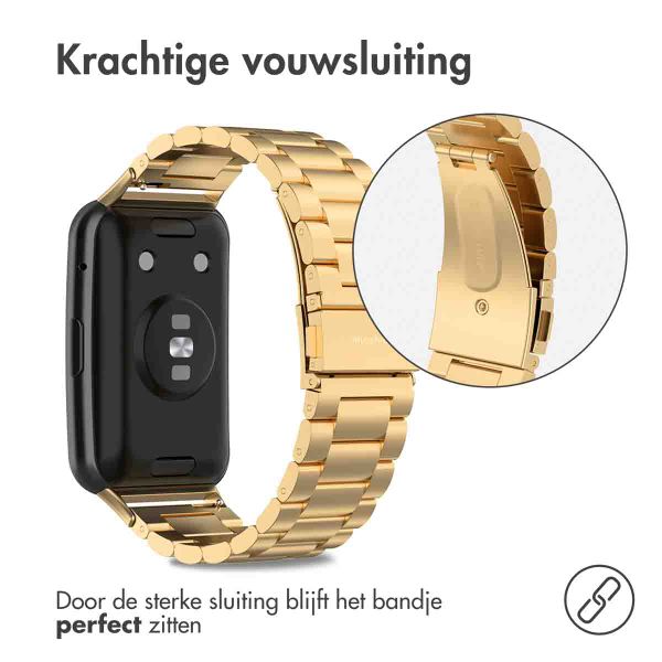 imoshion Stalen bandje Huawei Watch Fit - Goud