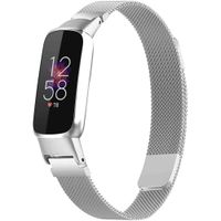 imoshion Milanees magnetisch bandje Fitbit Luxe - Maat S - Zilver