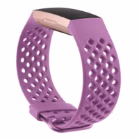 Fitbit Sport siliconen band Fitbit Charge 3 / 4 - Maat L - Berry