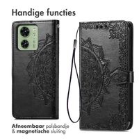 imoshion Mandala Bookcase Motorola Edge 40 - Zwart