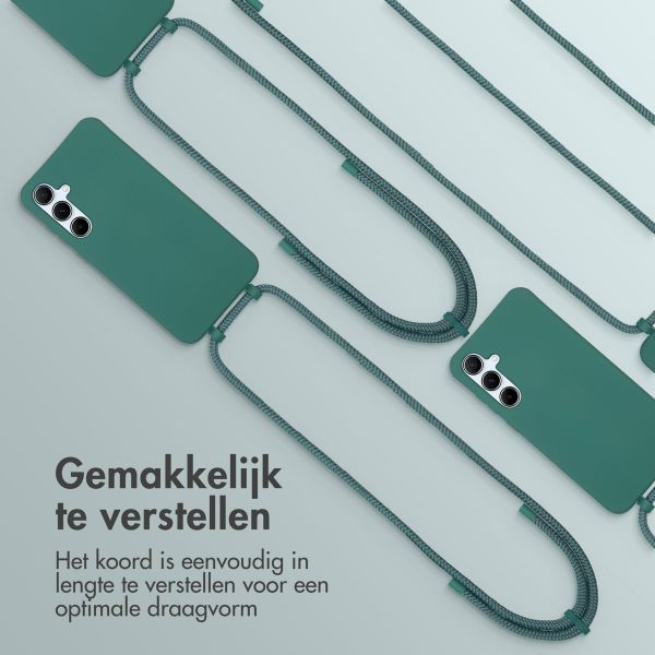 imoshion Color Backcover met afneembaar koord Samsung Galaxy A55 - Donkergroen
