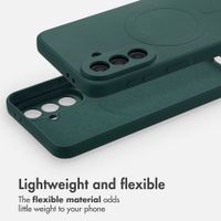 imoshion Colour Back Cover with MagSafe Samsung Galaxy A37 (5G) - Dark Green