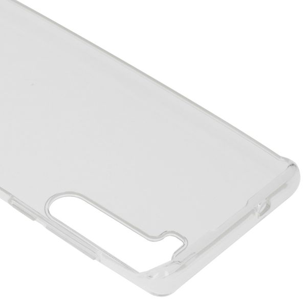 Softcase Backcover Motorola Edge - Transparant