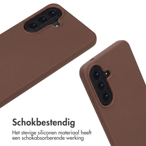 imoshion Siliconen hoesje met koord Samsung Galaxy A18 (4G) / A17 (4G/5G) - Bruin