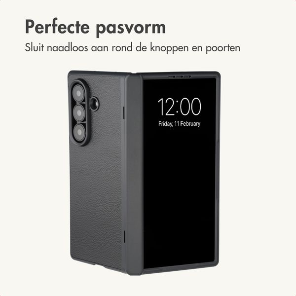imoshion Kunstleren Slim Case Samsung Galaxy Z Fold 8 Ultra - Zwart