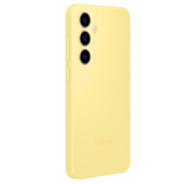 Samsung Originele Silicone Backcover Galaxy S24 FE - Yellow