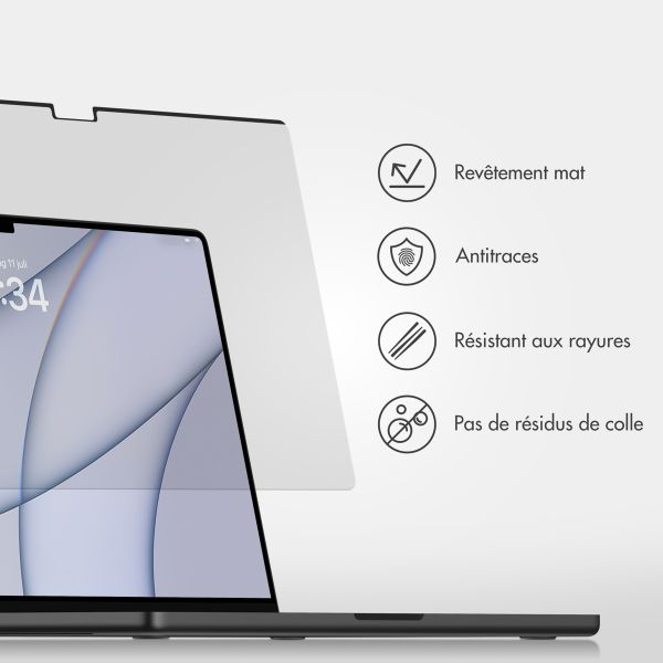 Accezz Magnetische Screenprotector Apple MacBook Air 15 inch (2023 / 2024 M3 / 2025 M4 / 2026 M5)