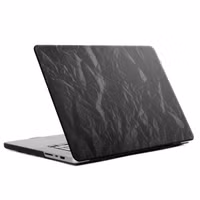 Selencia Fluwelen Cover Apple MacBook Pro 14 inch (2021 / 2023 M3 chip / 2024 M4 chip) - A2442 / A2779 / A2918 / A3112 / A3185 / A3401 - Zwart