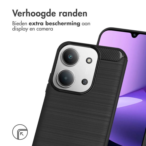 imoshion Brushed Backcover Xiaomi Redmi 15C (5G) - Zwart